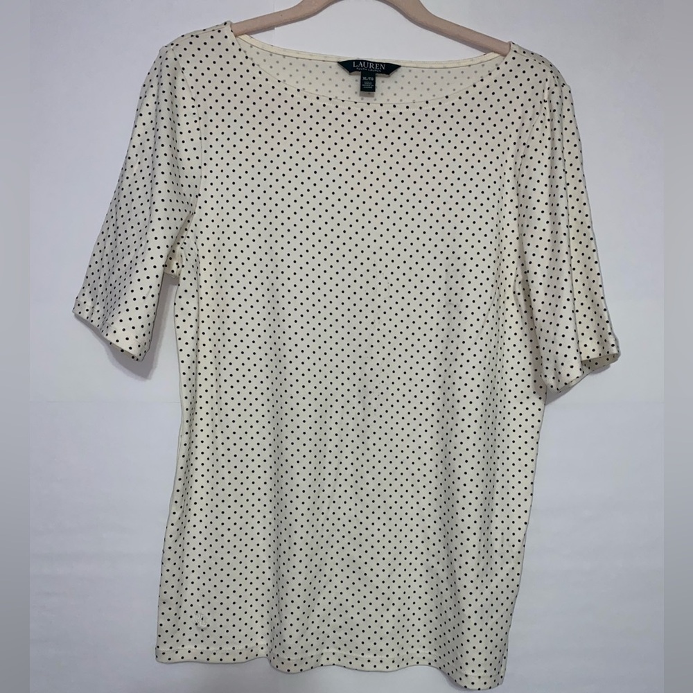 Ralph Lauren Polk a dot shirt